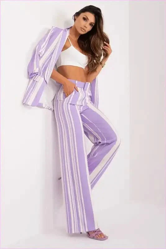 Womens Elegant Wide Leg Fashion Trousers Style