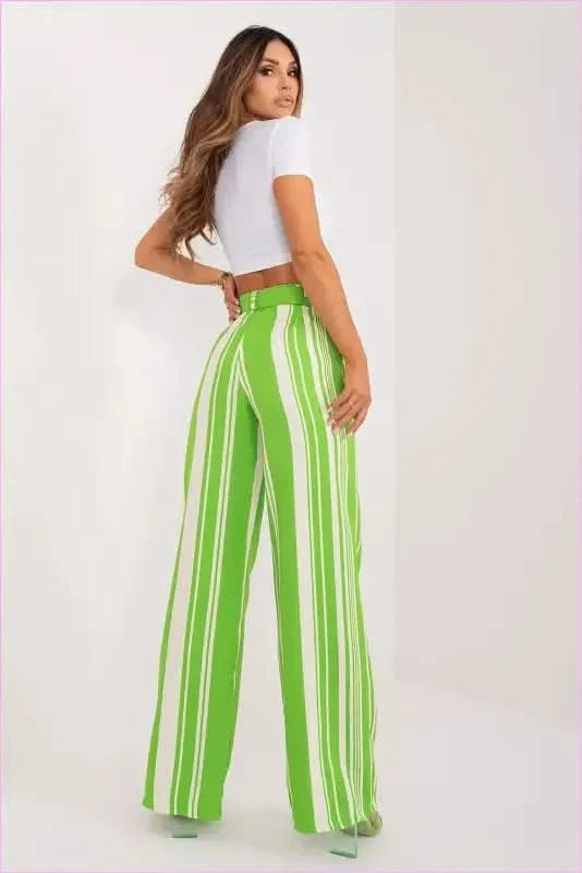 Womens Elegant Wide Leg Fashion Trousers Style