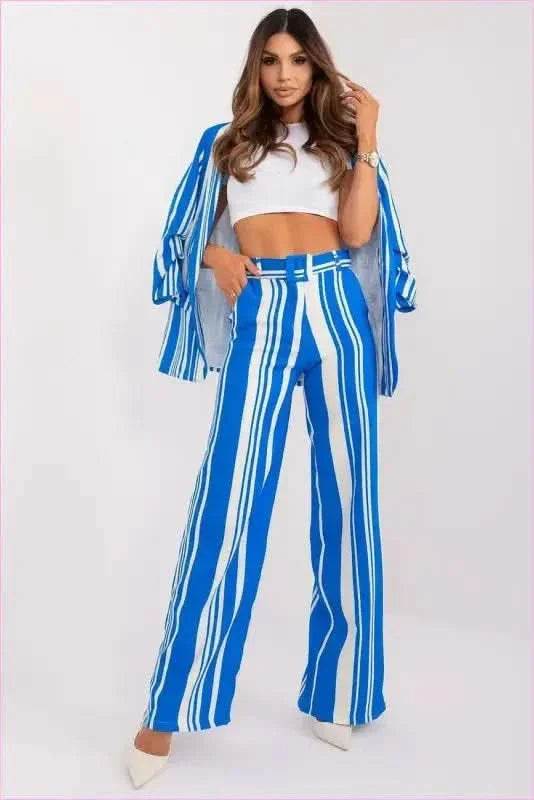 Womens Elegant Wide Leg Fashion Trousers Style