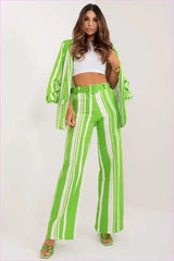Womens Elegant Wide Leg Fashion Trousers Style