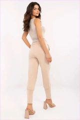 Womens Fashion Viscose Blend Sweatpants Style