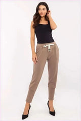 Womens Fashion Viscose Blend Sweatpants Style