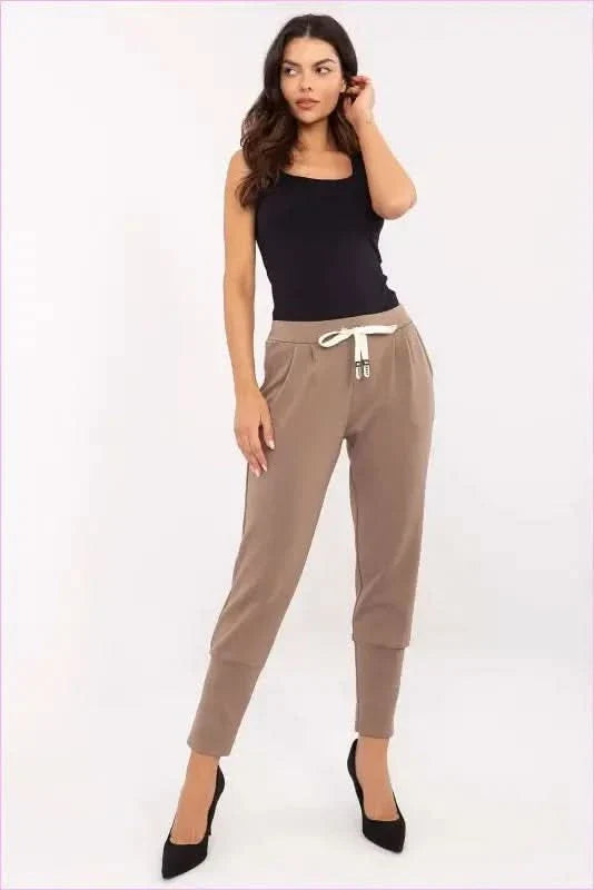 Womens Fashion Viscose Blend Sweatpants Style