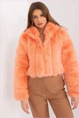 Womens Fur Transitional Jacket for Colder Days Fashion