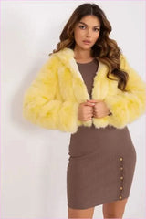 Womens Fur Transitional Jacket for Colder Days Fashion