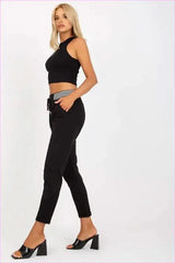 Womens High Waisted Fashion Sweatpants