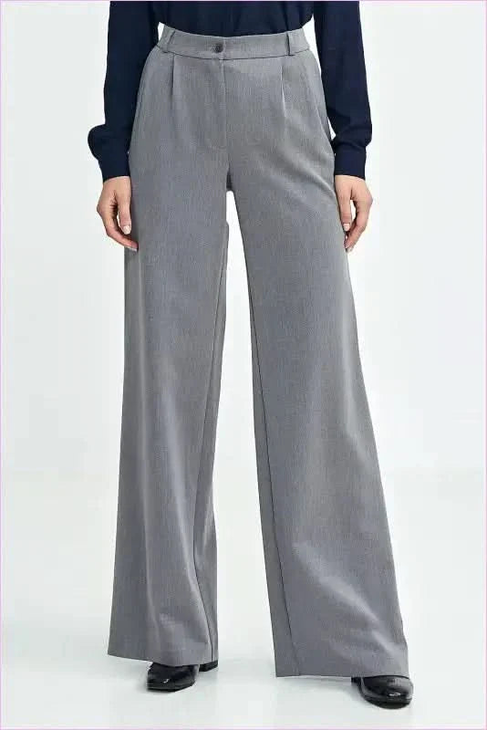 Womens Pleated Relaxed Fit Pants Fashion Style