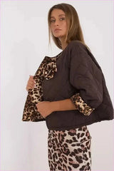 Women's Quilted Jacket Transitional Style
