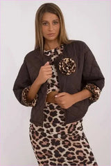 Women's Quilted Jacket Transitional Style