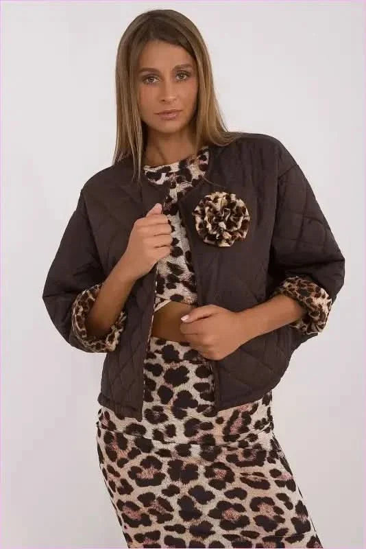 Women's Quilted Jacket Transitional Style