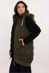Women's Quilted Vest for Fall Winter Spring Fashion