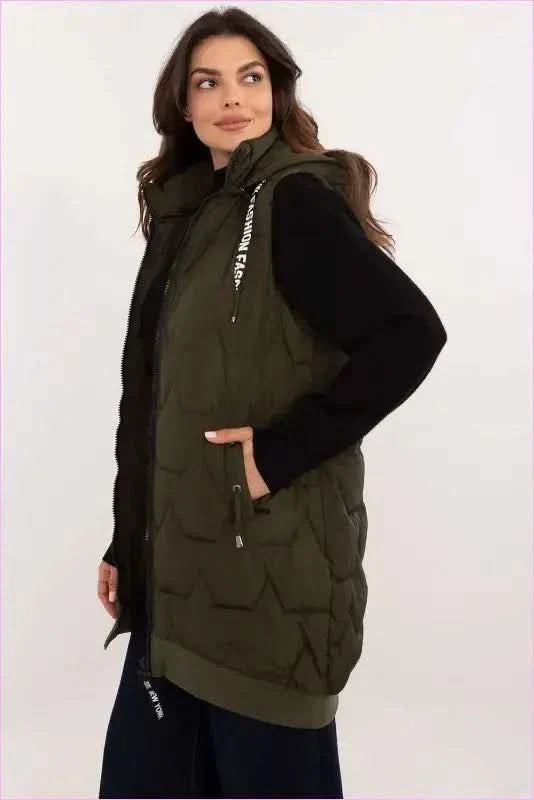 Women's Quilted Vest for Fall Winter Spring Fashion