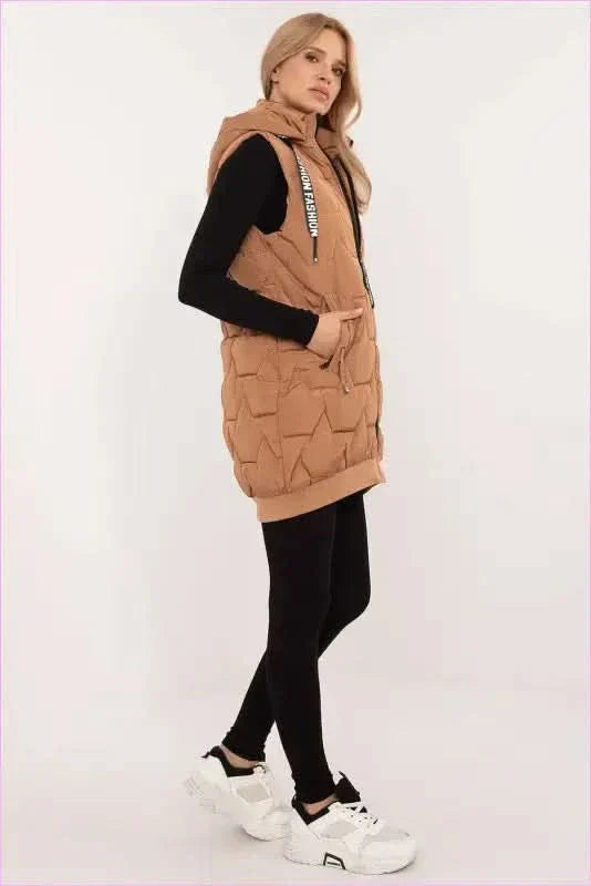 Women's Quilted Vest for Fall Winter Spring Fashion