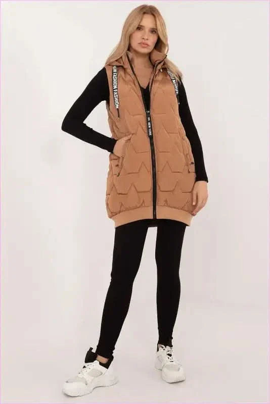 Women's Quilted Vest for Fall Winter Spring Fashion