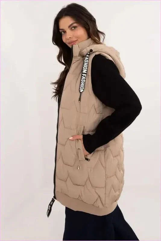 Women's Quilted Vest for Fall Winter Spring Fashion