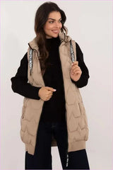 Women's Quilted Vest for Fall Winter Spring Fashion