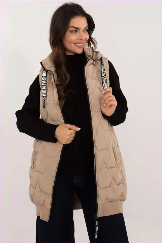 Women's Quilted Vest for Fall Winter Spring Fashion
