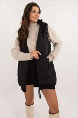 Women's Quilted Vest for Fall Winter Spring Fashion