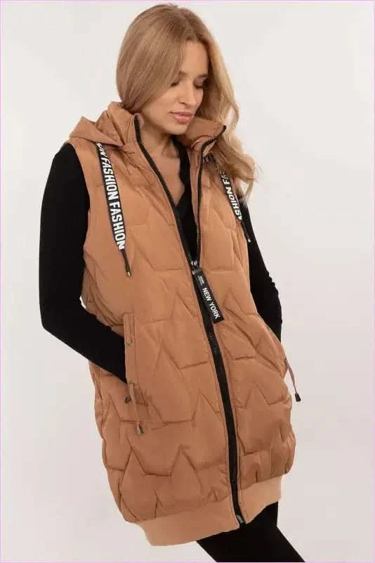 Women's Quilted Vest for Fall Winter Spring Fashion