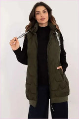 Women's Quilted Vest for Fall Winter Spring Fashion