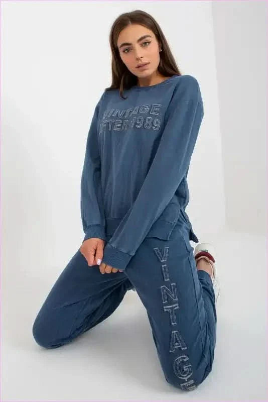 Women's Sweatshirt Set Fashion Style Unique Women's Sweatpants Outfit