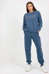 Women's Sweatshirt Set Fashion Style Unique Women's Sweatpants Outfit
