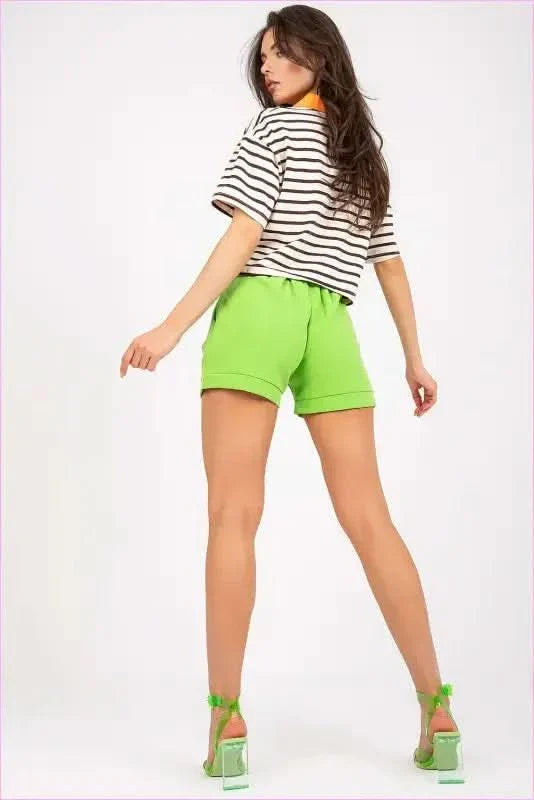 Womens Unique Style Fashion Shorts with Belt
