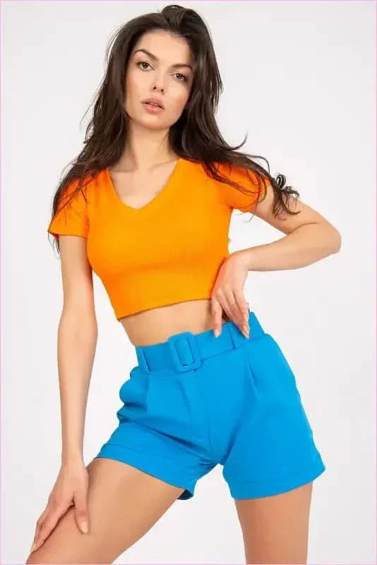 Womens Unique Style Fashion Shorts with Belt