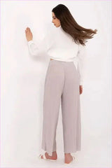 Womens Viscose Blend Fashion Trousers