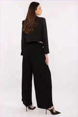 Womens Viscose Blend Fashion Trousers
