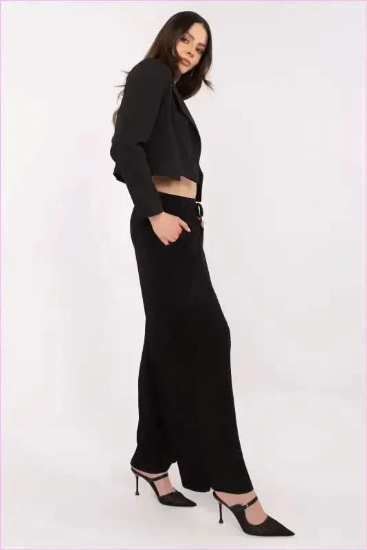 Womens Viscose Blend Fashion Trousers