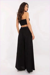 Women's Viscose Nylon Palazzo Pants Fashion Style