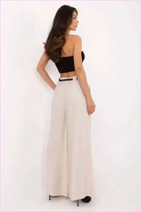 Women's Viscose Nylon Palazzo Pants Fashion Style