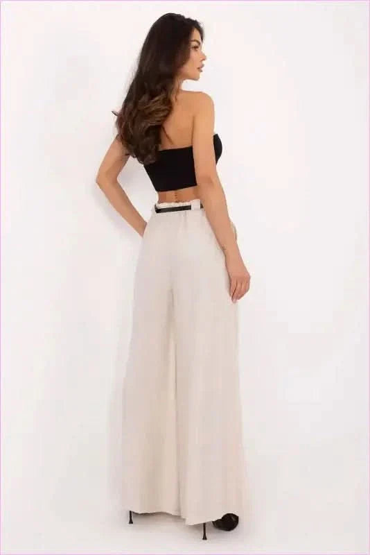 Women's Viscose Nylon Palazzo Pants Fashion Style