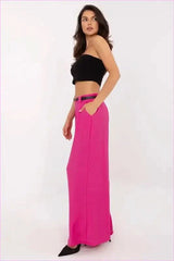 Women's Viscose Nylon Palazzo Pants Fashion Style