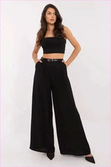 Women's Viscose Nylon Palazzo Pants Fashion Style