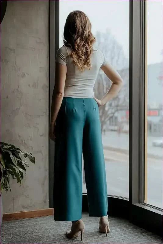 Womens Wide Leg Pants Unique Style Fashion