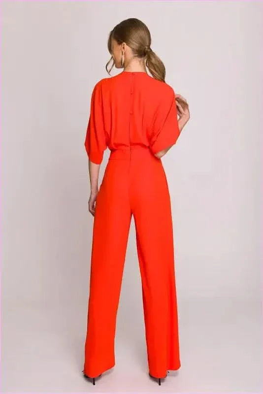 Wrap Front Jumpsuit Chic Women's Style