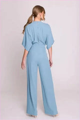 Wrap Front Jumpsuit Chic Women's Style