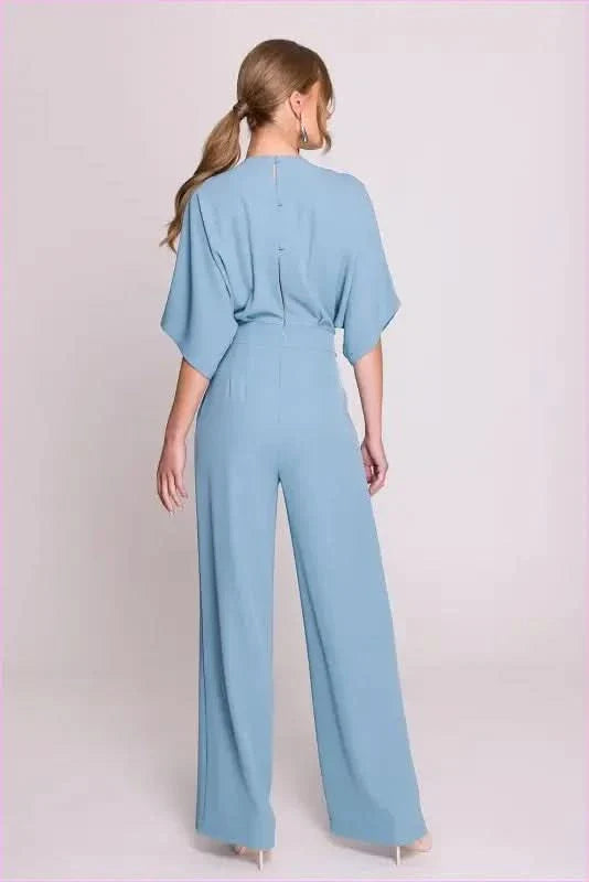 Wrap Front Jumpsuit Chic Women's Style