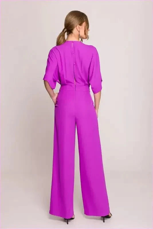 Wrap Front Jumpsuit Chic Women's Style