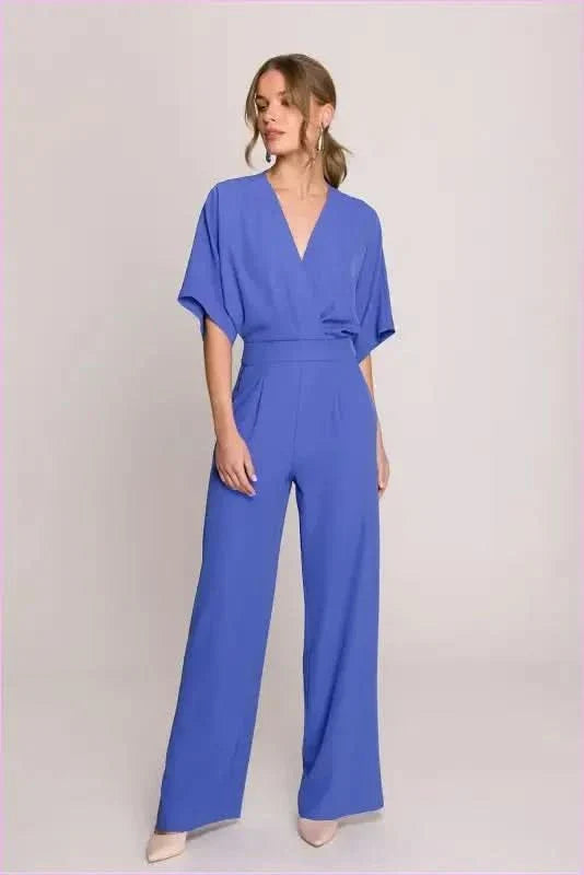 Wrap Front Jumpsuit Chic Women's Style