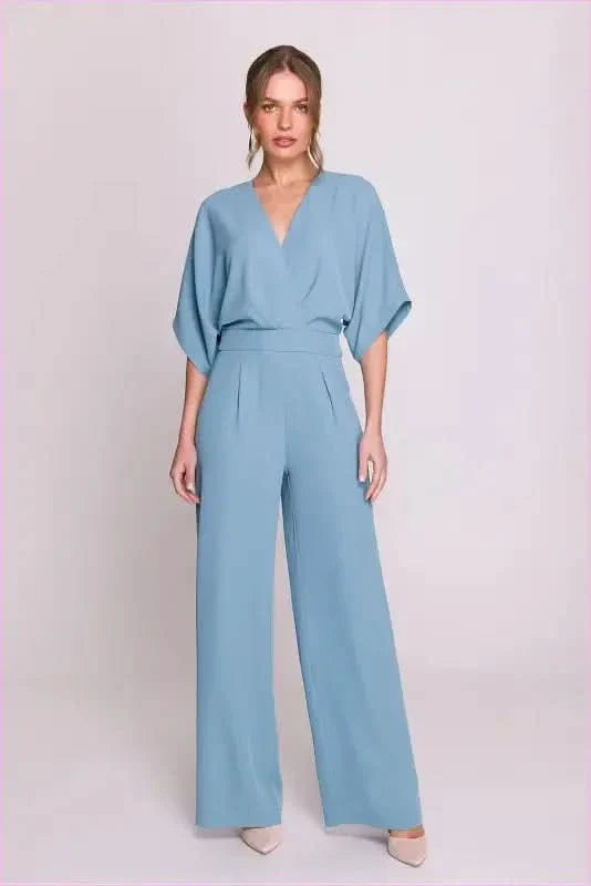 Wrap Front Jumpsuit Chic Women's Style