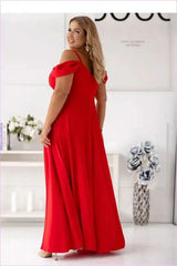 Wrap Neck Long Dress Fashion Style