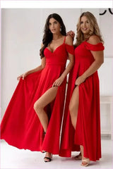 Wrap Neck Long Dress Fashion Style